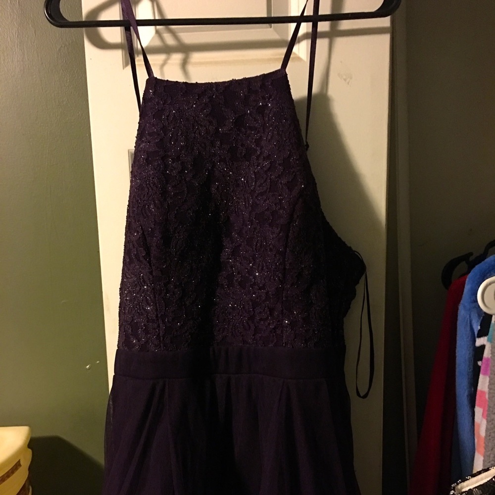 Purple homecoming dress